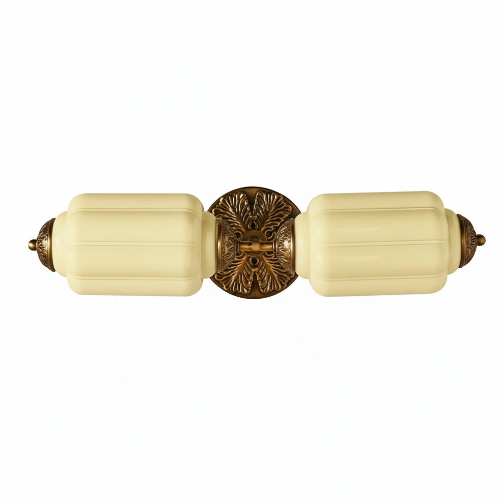 Vintage Glazen Wandlamp Horizontaal Model Eloise Lichtbron voor Woonkamer en Gang | Sansoti