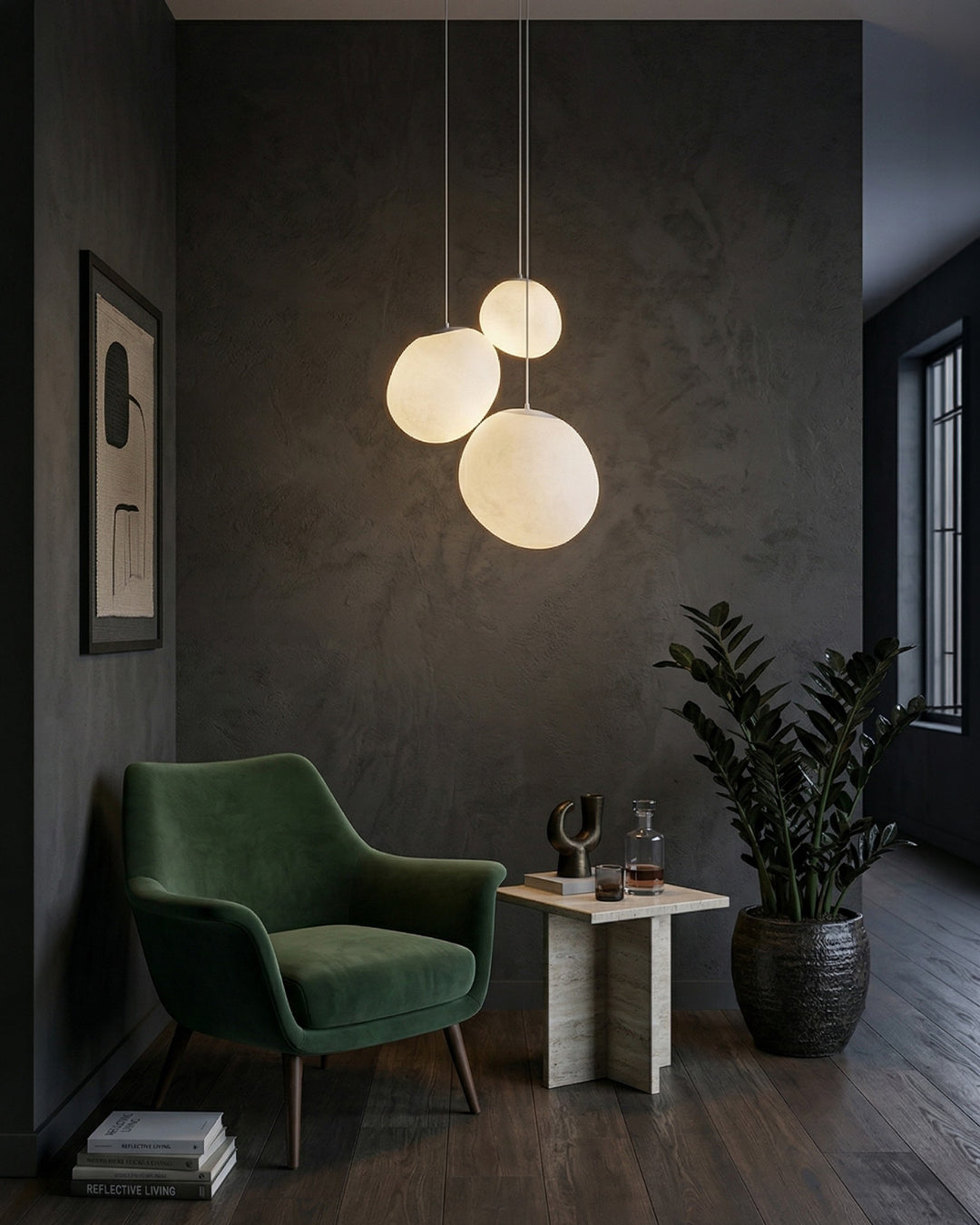 Glazen Hanglamp Melkwit Mondgeblazen – Modern Minimalistisch Design met Zacht Licht voor Eetkamer en Woonkamer – 3 Maten Beschikbaar – Warm Wit 3000K | Sansoti