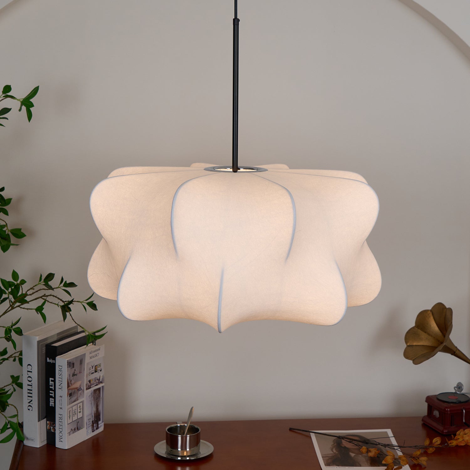 Zijden Cocon Hanglamp – 3 Formaten Organische Sfeerverlichting | Sansoti