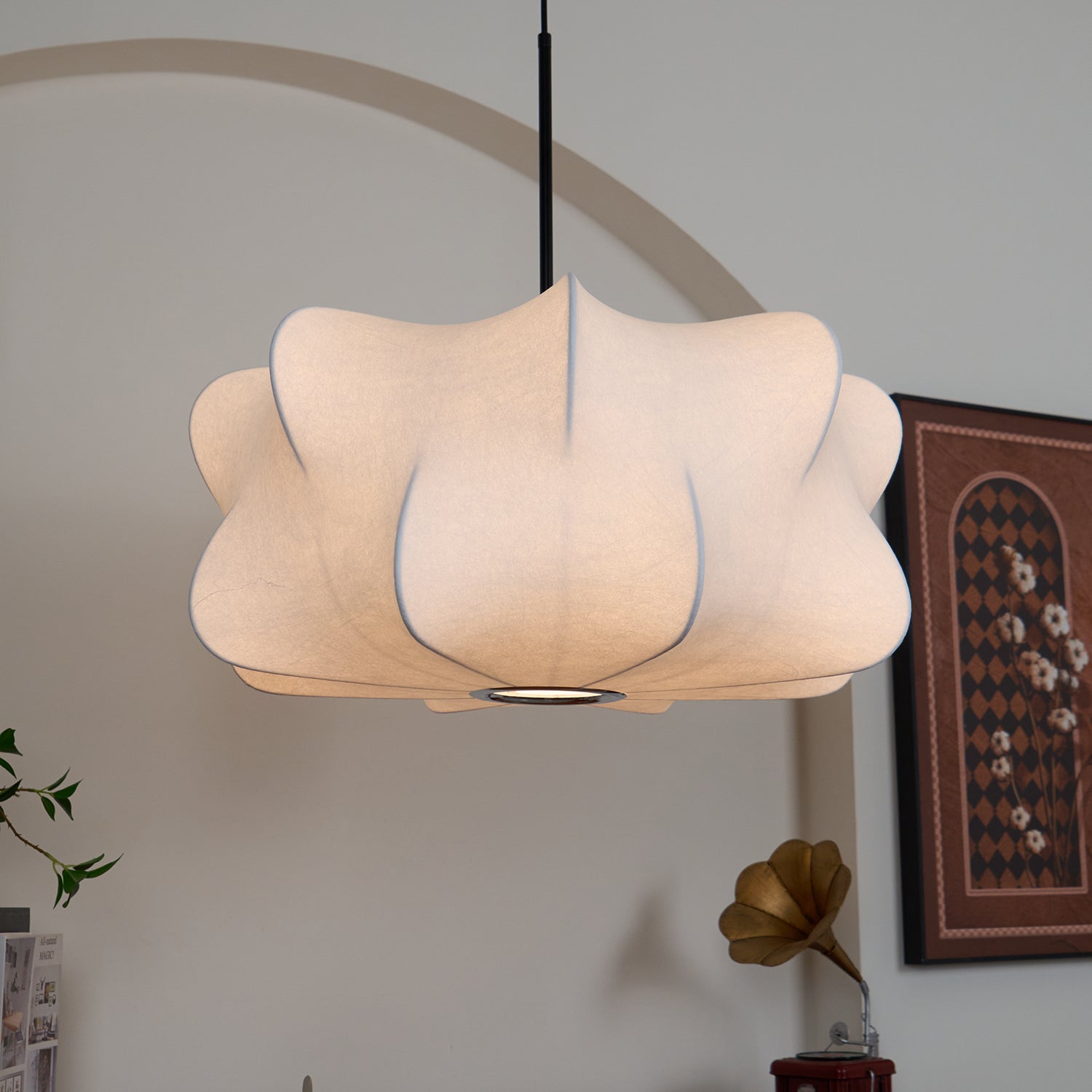 Zijden Cocon Hanglamp – 3 Formaten Organische Sfeerverlichting | Sansoti