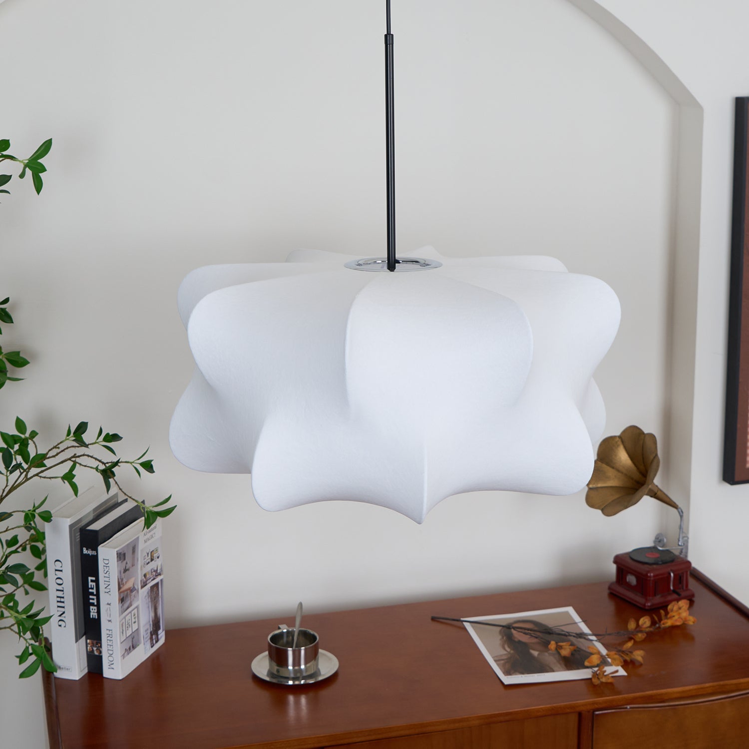 Zijden Cocon Hanglamp – 3 Formaten Organische Sfeerverlichting | Sansoti