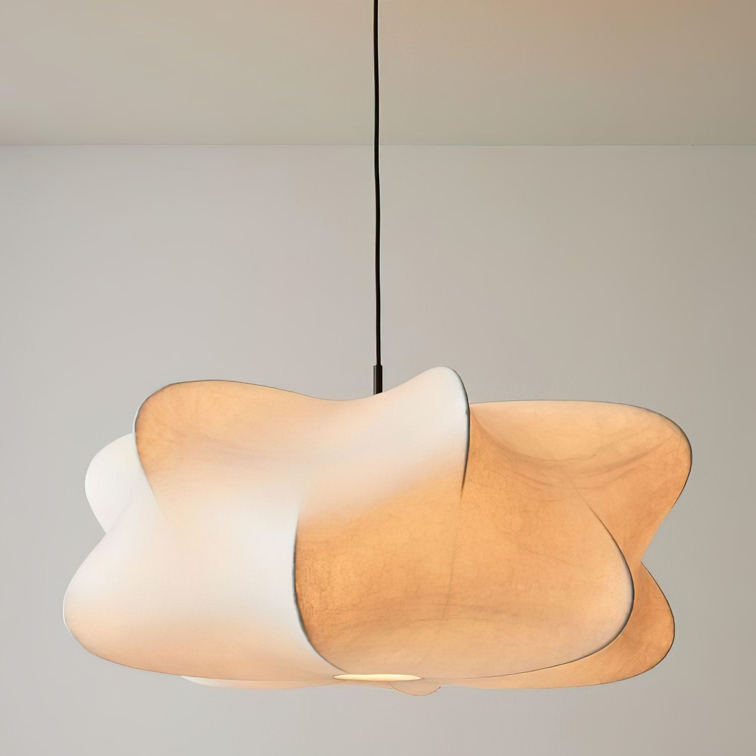 Zijden Cocon Hanglamp – 3 Formaten Organische Sfeerverlichting | Sansoti