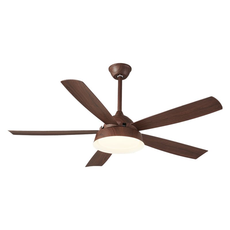 Ceiling Fan with Lighting Wood Effect 142cm - Quiet & Energy Efficient | Sansoti
