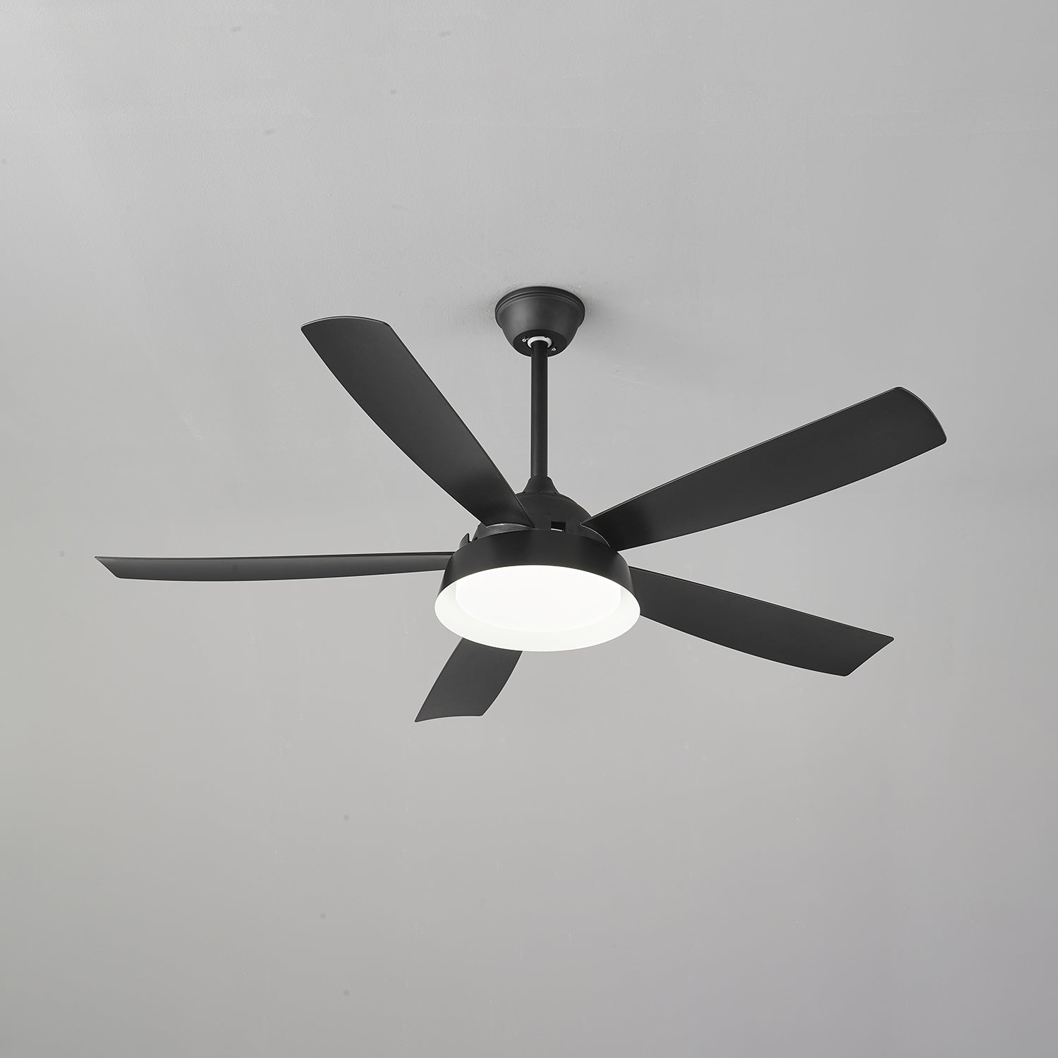Ceiling Fan with Lighting Wood Effect 142cm - Quiet & Energy Efficient | Sansoti