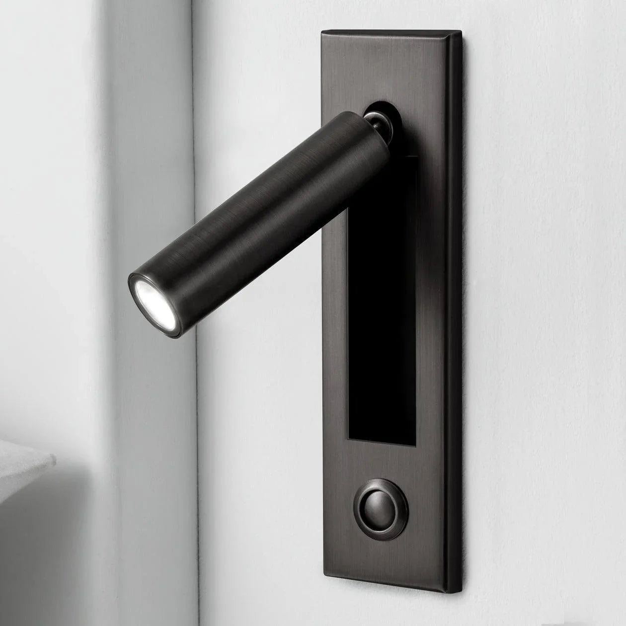 Wandleuchte LED Einbau Minimalistisch Aluminium Schlafzimmer Leselampe Schalter Modern | Restfield