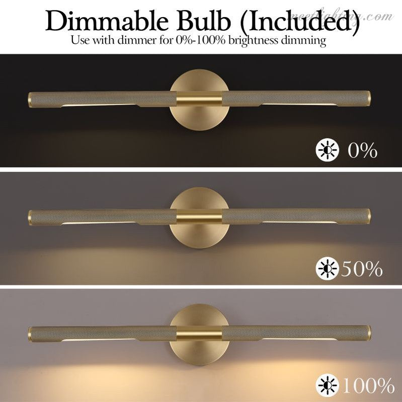 Applique LED pour tableau en laiton, 2 lumières, éclairage d’art moderne, nickel noir, 18-30 cm, éclairage de musée | Sansoti