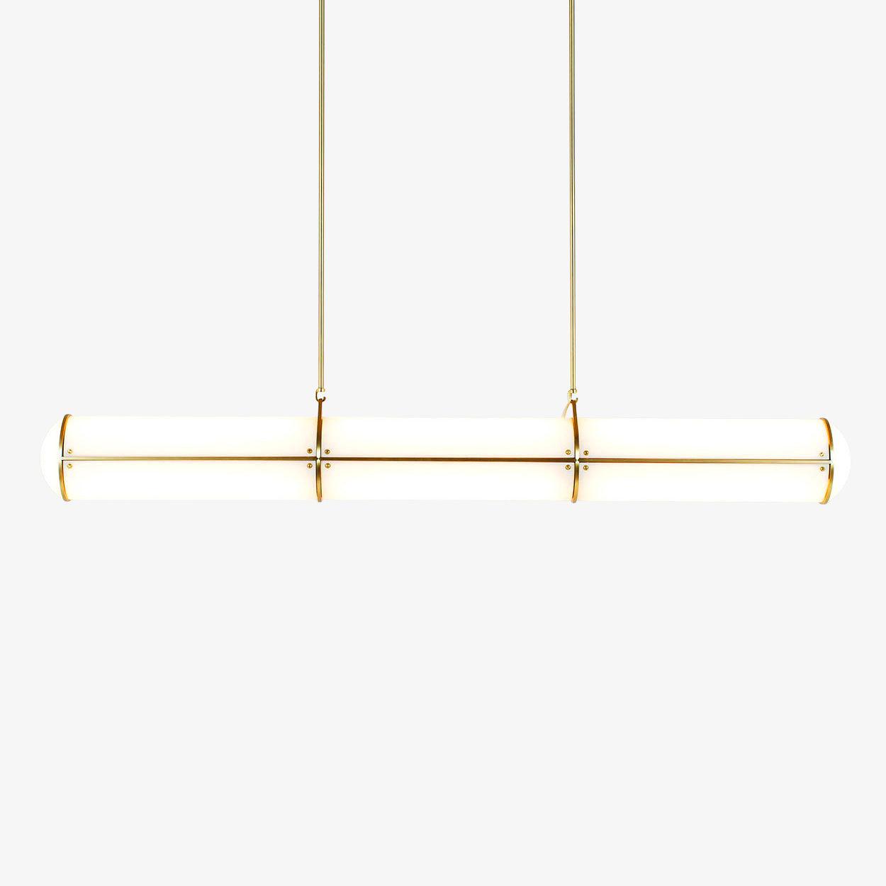 Eindloze Cilindrische Hanglamp Moderne Lineaire Verlichting voor Eettafel en Woonkamer Geïntegreerde LED Zwevende Lichtlijn Architectonische Verlichting | Sansoti