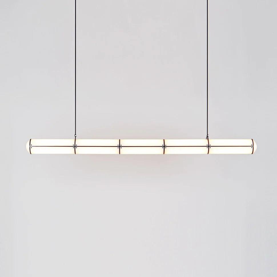 Eindloze Cilindrische Hanglamp Moderne Lineaire Verlichting voor Eettafel en Woonkamer Geïntegreerde LED Zwevende Lichtlijn Architectonische Verlichting | Sansoti