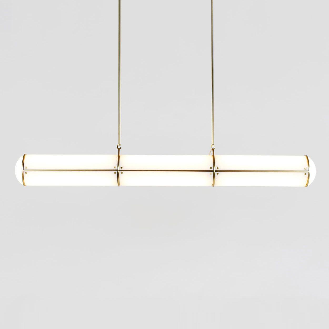 Eindloze Cilindrische Hanglamp Moderne Lineaire Verlichting voor Eettafel en Woonkamer Geïntegreerde LED Zwevende Lichtlijn Architectonische Verlichting | Sansoti