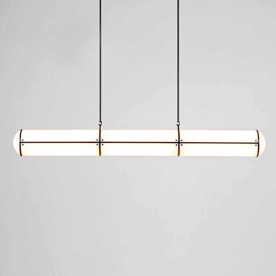 Eindloze Cilindrische Hanglamp Moderne Lineaire Verlichting voor Eettafel en Woonkamer Geïntegreerde LED Zwevende Lichtlijn Architectonische Verlichting | Sansoti