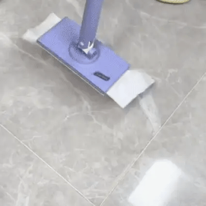 Draaibare Vlakke Dweil met Handsfree Wisselsysteem voor Hygiënisch Schoonmaken | Sansoti