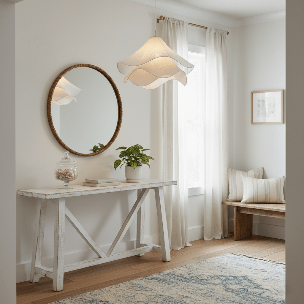 Hanglamp Gelaagde Plissé Kap — Bloembladachtig Licht Gouden Fitting E26/E27 Dakschuine Montage | Sansoti