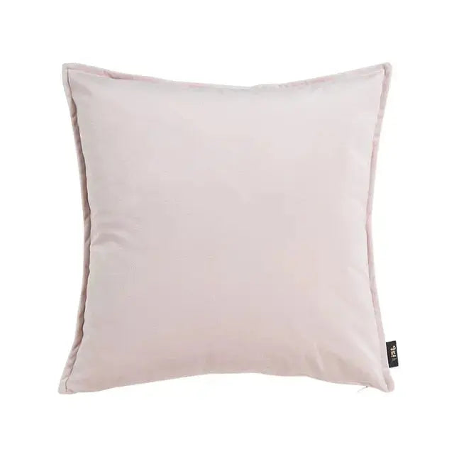 Kussenhoes Velvet 45x45 Beige Fluweel Sierkussen Woonkamer Slaapkamer Decoratief Zacht Met Rits | Sansoti