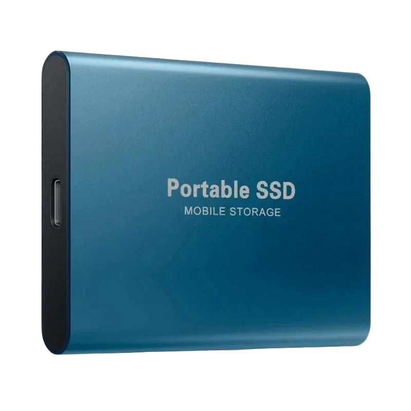 Portable External SSD Drive with High Transfer Speed - Compact Storage for Laptop, PC & Gaming - Aluminum Case with USB-C - Up to 30TB Capacity - Shockproof & Plug-and-Play | Sansoti