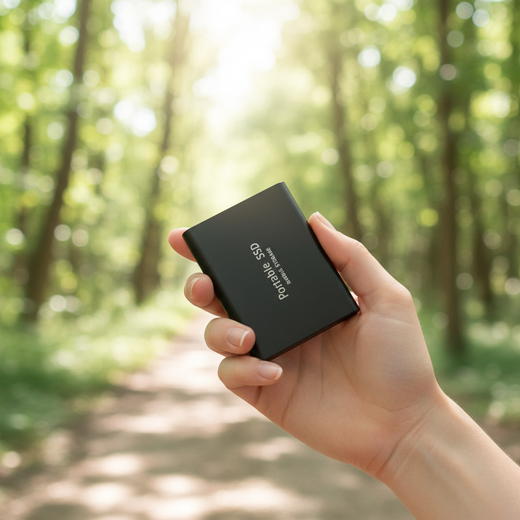 Externe SSD 2TB Snelle Overdracht USB-C Compact Opslag Backup Bestandsopslag Draagbare Gegevensopslag | Sansoti