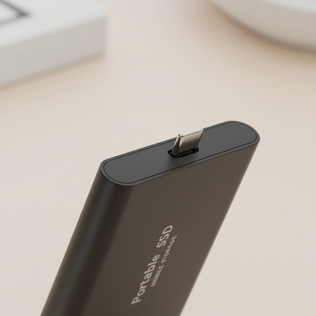 Externe SSD 2TB Snelle Overdracht USB-C Compact Opslag Backup Bestandsopslag Draagbare Gegevensopslag | Sansoti