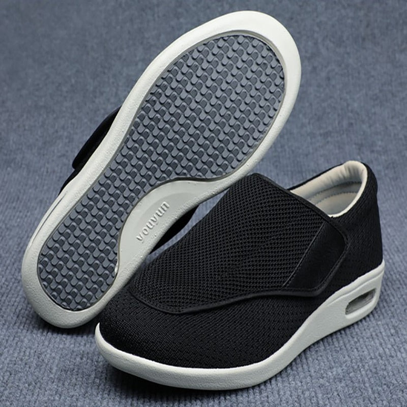 Chaussures ajustables extra larges pour pieds sensibles avec semelle intérieure amovible et fermeture auto-agrippante pointure 36-46 | Sansoti