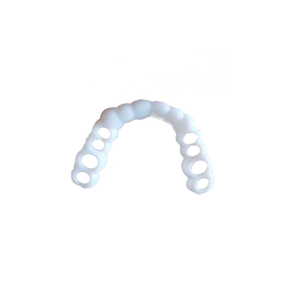 Cosmetic Denture Flexible Silicone Temporary Teeth Set for Natural Appearance | Sansoti