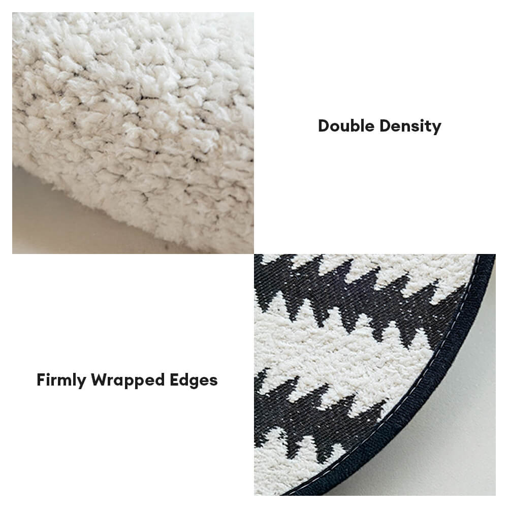 Chenille Bankhoes Golvende Rand Chevron Strepen Eendelig Sofabeschermer Stretch Jacquard Antislip Woonkamer | Sansoti