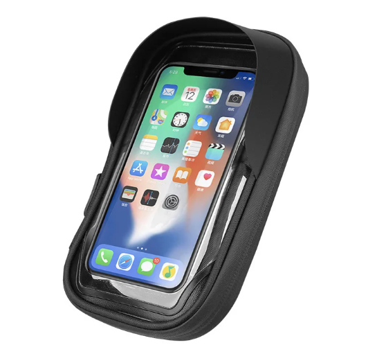 Waterdichte Telefoonhouder voor Fiets met Touchscreen – Tot 6.4 Inch | Sansoti