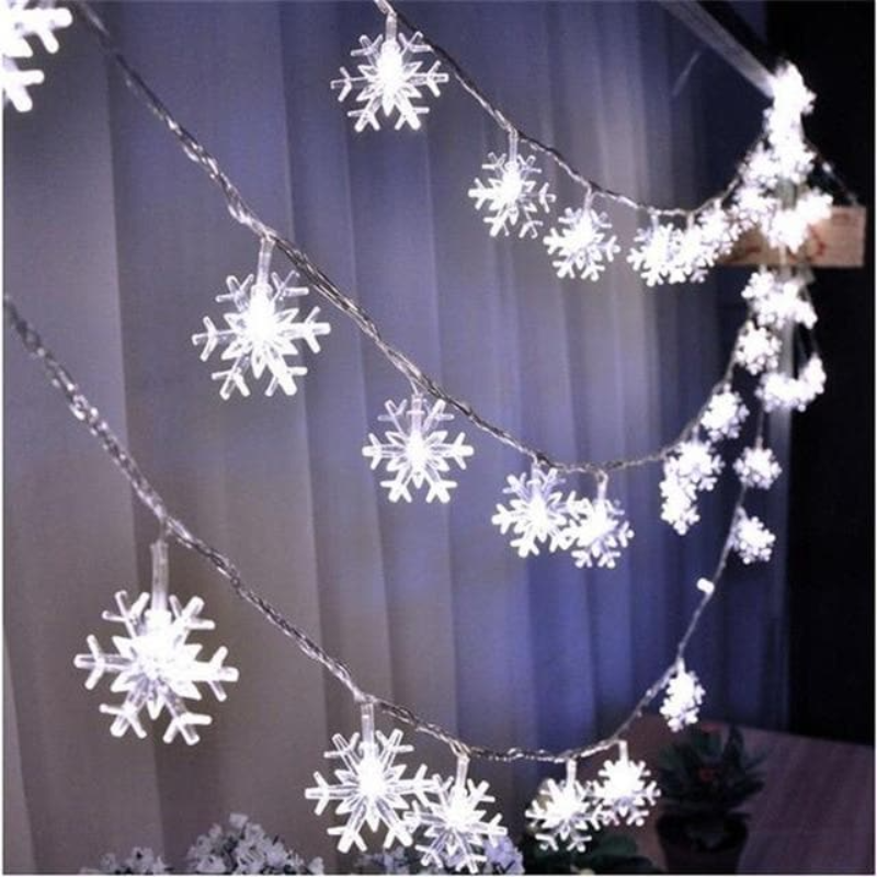 Lichtsnoer LED Fairy Lights Binnen Buiten Warm Wit Ster Bloem Bal Slaapkamer | Sansoti