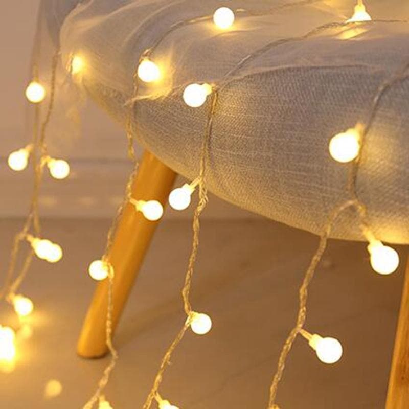 Lichtsnoer LED Fairy Lights Binnen Buiten Warm Wit Ster Bloem Bal Slaapkamer | Sansoti