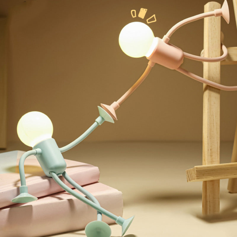Verstelbare LED Tafellamp Zwart Wit Blauw Beige met Buigbare Armen Flexibel Sfeerlicht voor Woonkamer Slaapkamer Kantoor Bureau Modern Design Energiebesparend Warm Licht Dimbaar Decoratief Kinderkamer Nachtlampje Leeslamp | Sansoti