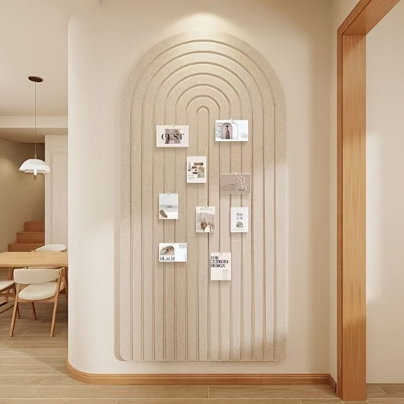 Gebogen Vilten Prikbord voor Moderne Wandorganisatie en Notities | Sansoti