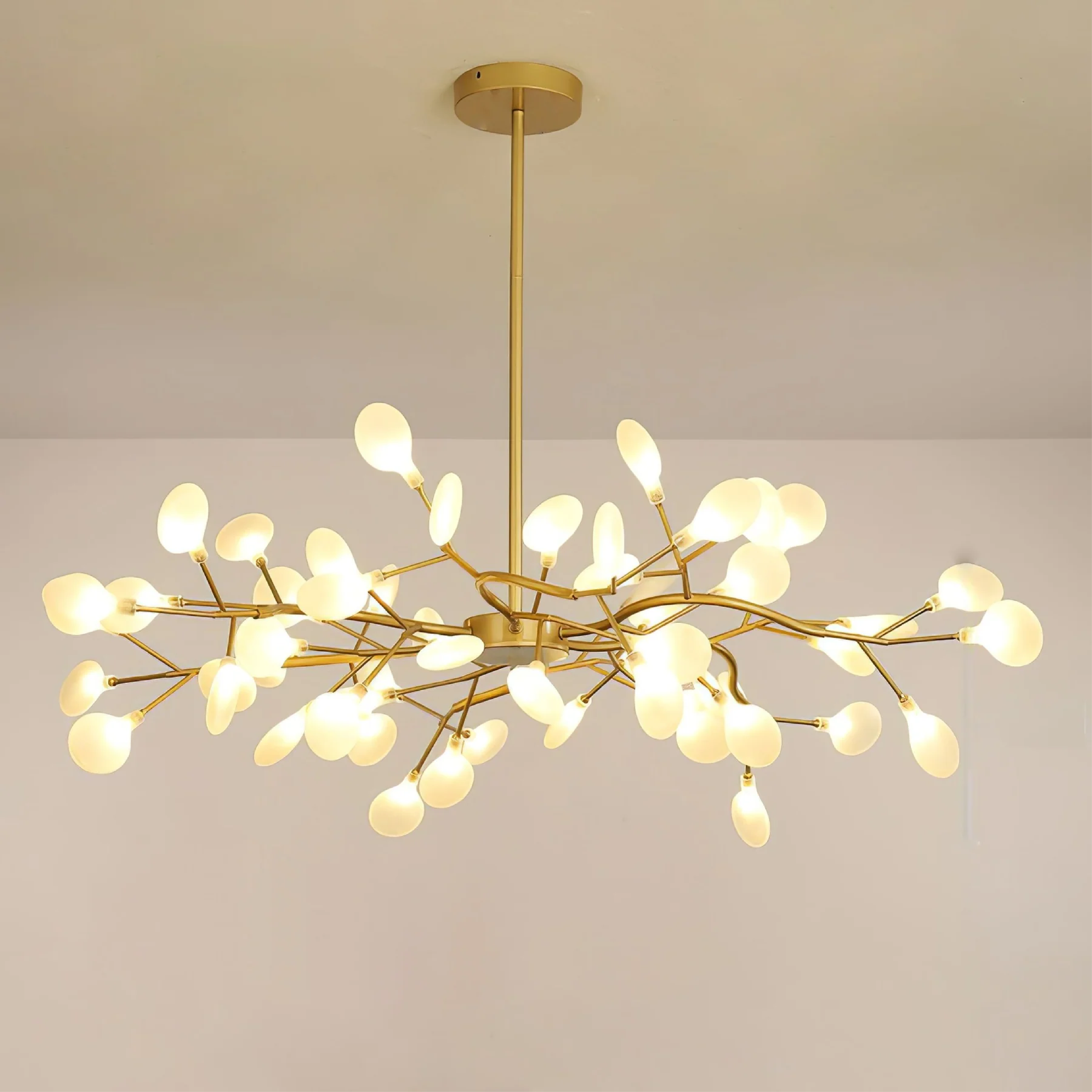 Lustre Firefly LED G4 LED 3000K noir/blanc éclairage table à manger design moderne plafonnier grand espace | Restfield