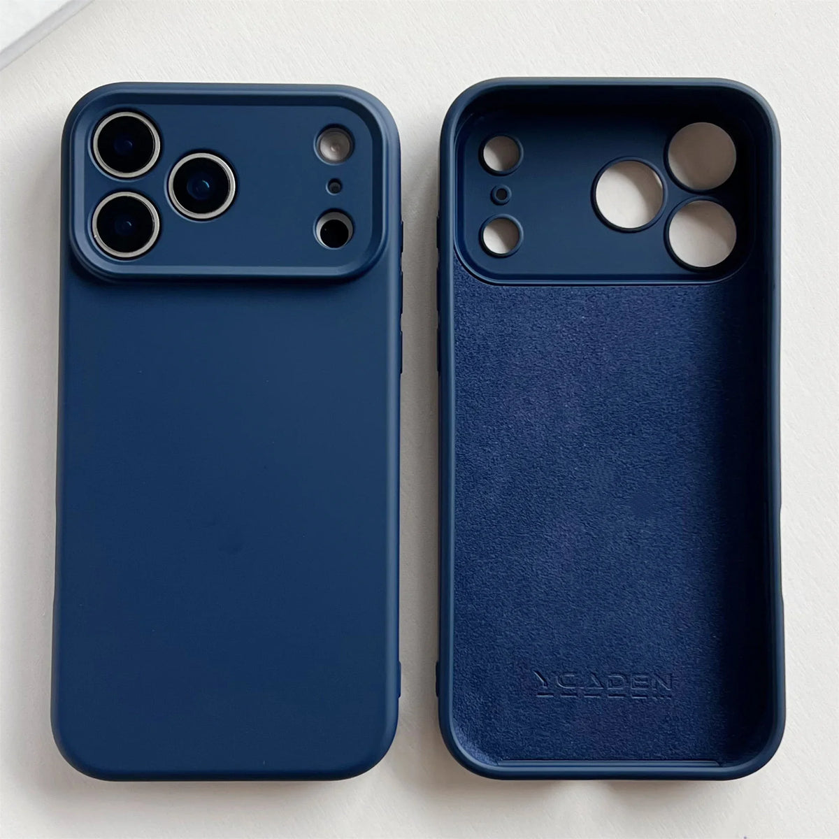Soft Silicone iPhone Case with Raised Edge Camera Protection 14 15 16 17 Minimalist Style | Sansoti