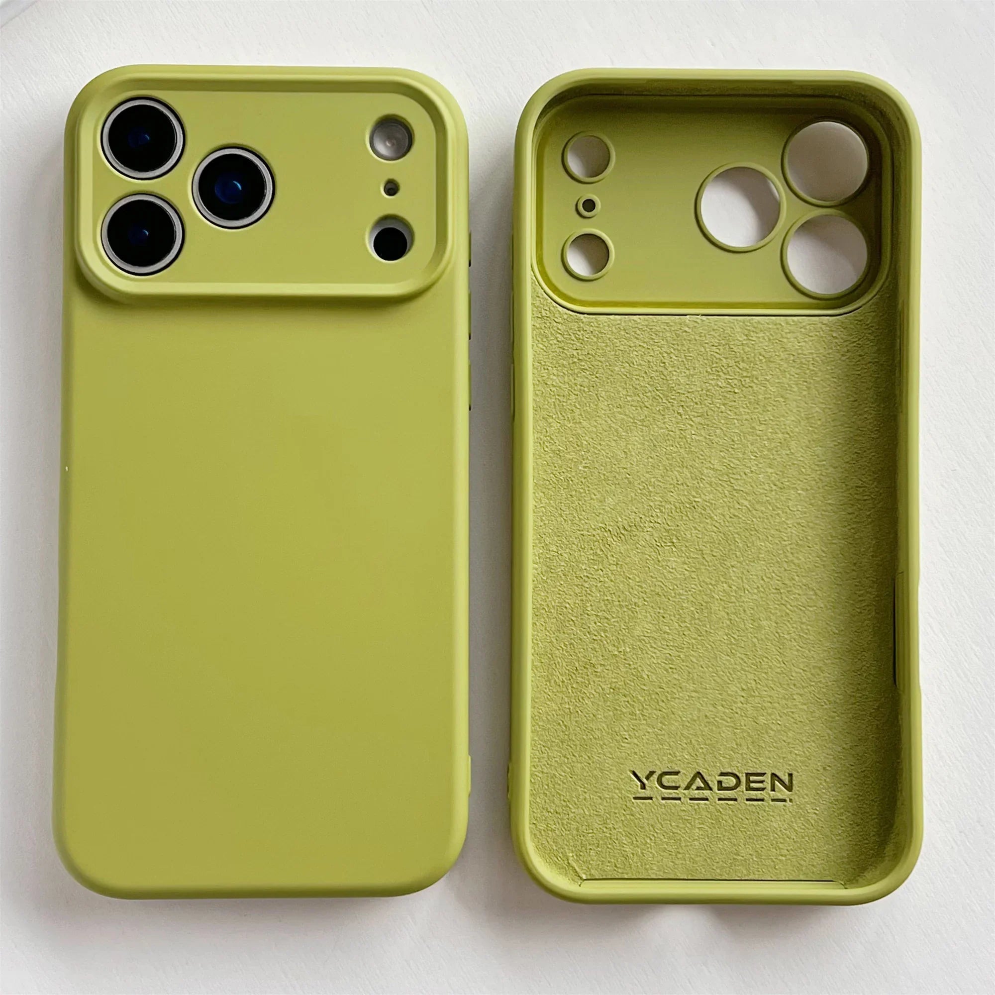 Soft Silicone iPhone Case with Raised Edge Camera Protection 14 15 16 17 Minimalist Style | Sansoti