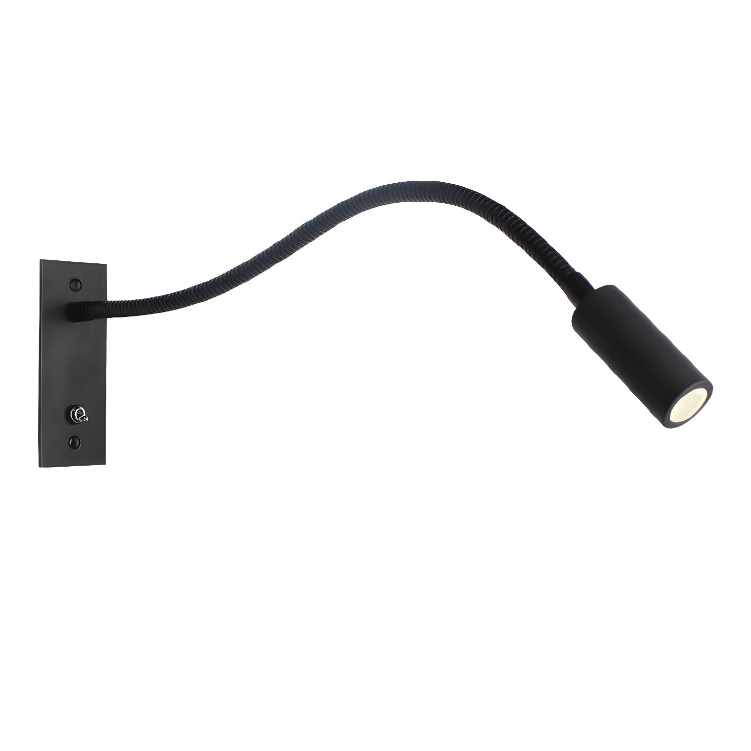 Elezor Flexibele Gooseneck Wandlamp LED Zwart Leeslamp Slaapkamer Bed Wandverlichting Richtbaar Modern Minimalistisch | Sansoti