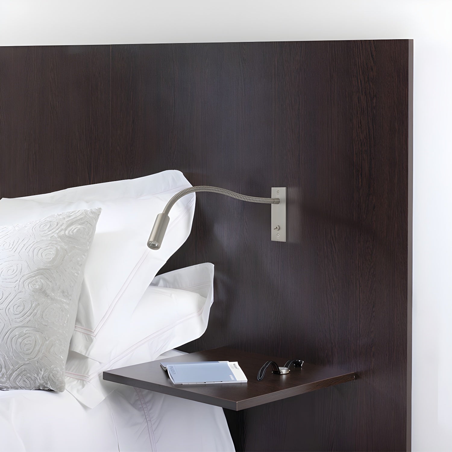 Elezor Flexibele Gooseneck Wandlamp LED Zwart Leeslamp Slaapkamer Bed Wandverlichting Richtbaar Modern Minimalistisch | Sansoti