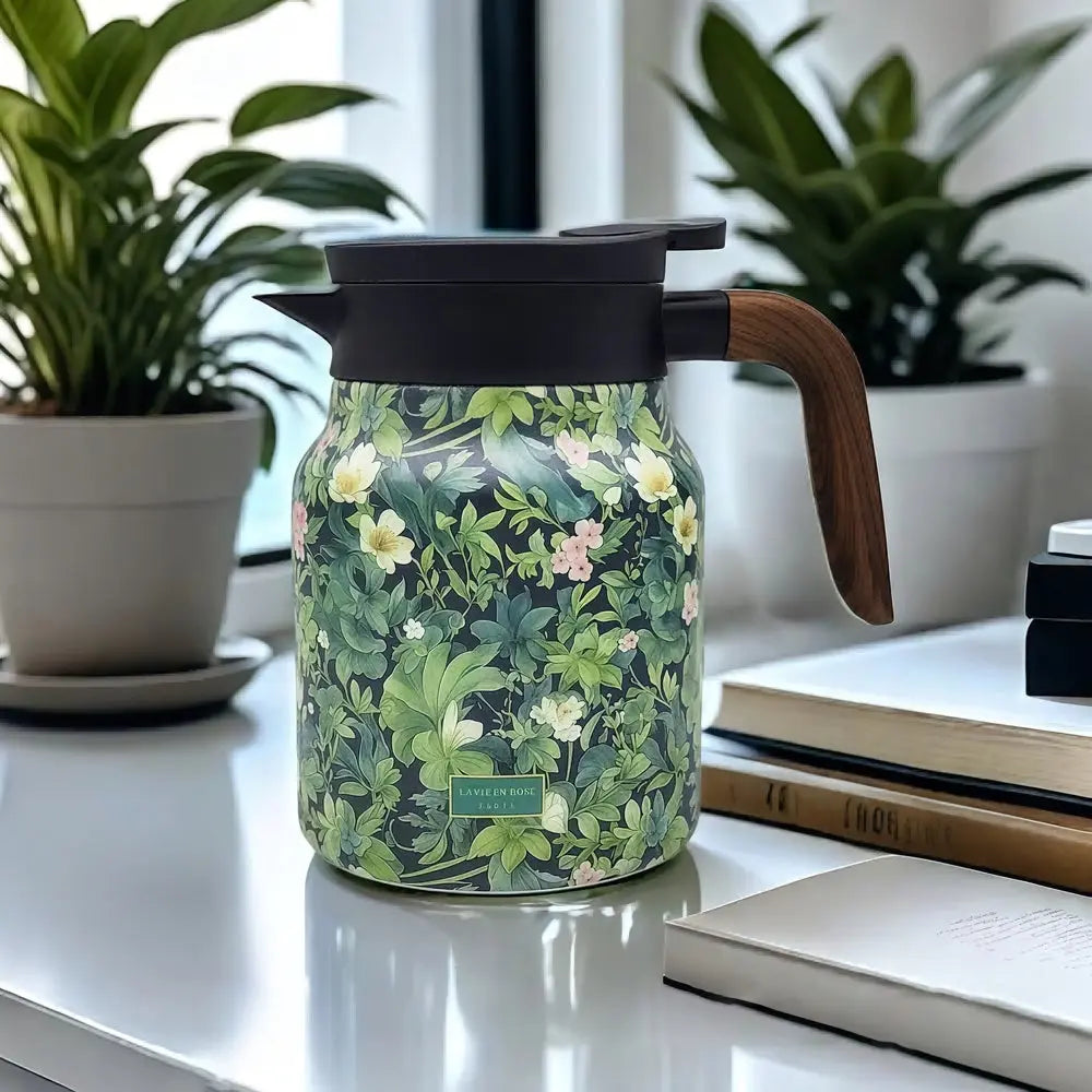 Théière Acier Inoxydable 316 Vintage Fleurs Infuseur Intégré Isolant Thermique Premium | Restfield