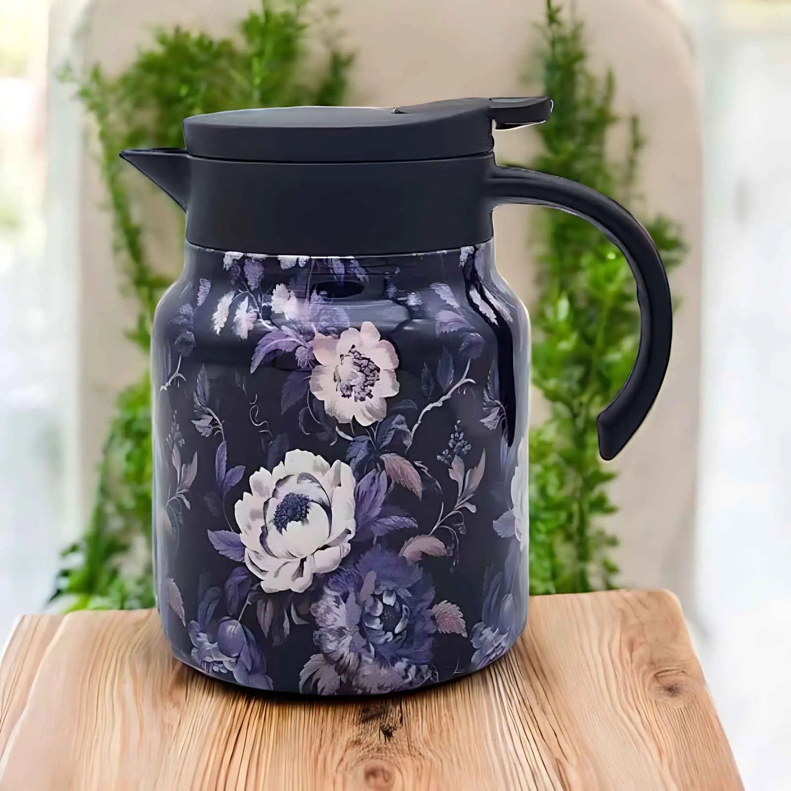 Théière Acier Inoxydable 316 Vintage Fleurs Infuseur Intégré Isolant Thermique Premium | Restfield