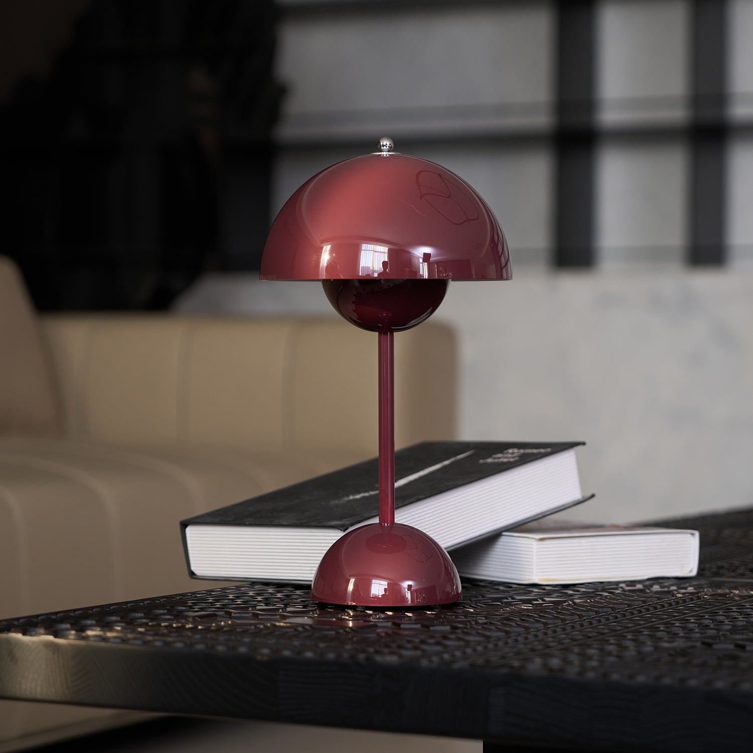 Draagbare Tafellamp met Oplaadbare Accu en Aanraakbediening – Snoerloze LED-lamp met 3 Kleurtemperaturen voor Binnen en Buiten | Sansoti