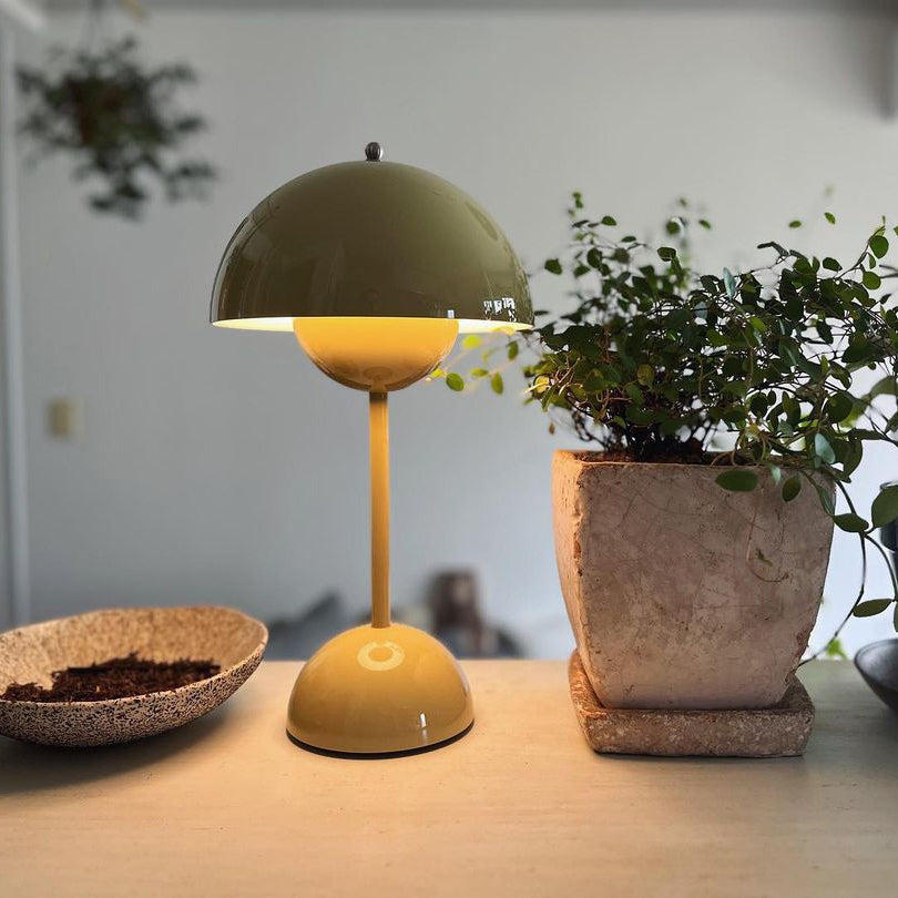 Draagbare Tafellamp met Oplaadbare Accu en Aanraakbediening – Snoerloze LED-lamp met 3 Kleurtemperaturen voor Binnen en Buiten | Sansoti