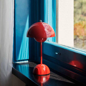 Draagbare Tafellamp met Oplaadbare Accu en Aanraakbediening – Snoerloze LED-lamp met 3 Kleurtemperaturen voor Binnen en Buiten | Sansoti