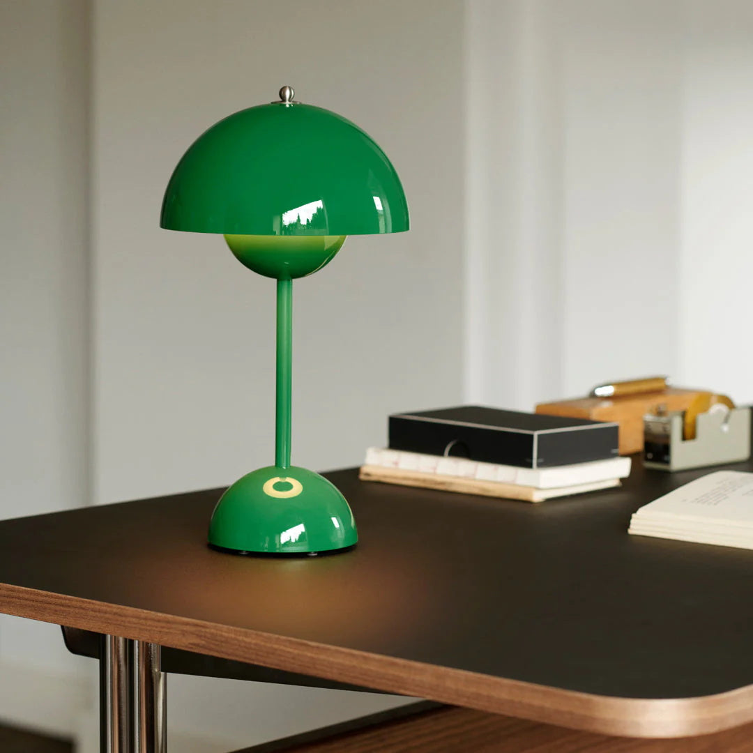 Draadloze Tafellamp met Geïntegreerde LED Accu — Dimbaar 3000K-6000K | Icoon Scandinavisch Design | Sansoti