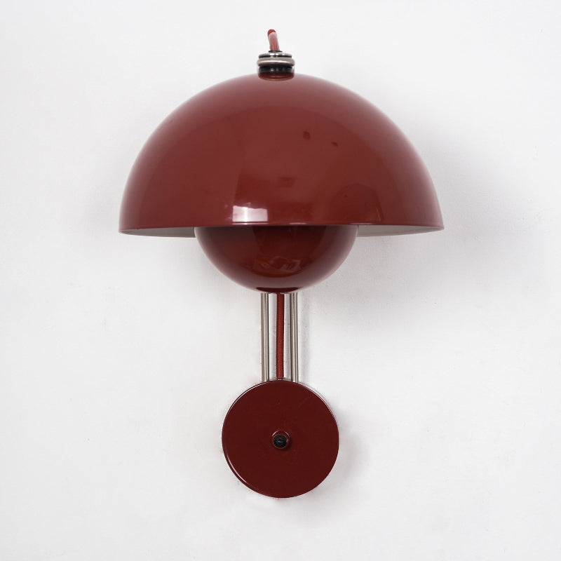 VP9 Wandlamp — Dubbele Koepel Stijlicoon in 13 Kleuren — Dimbaar E26/E27 — Voor Slaapkamer, Gang, Leeshoek | Sansoti