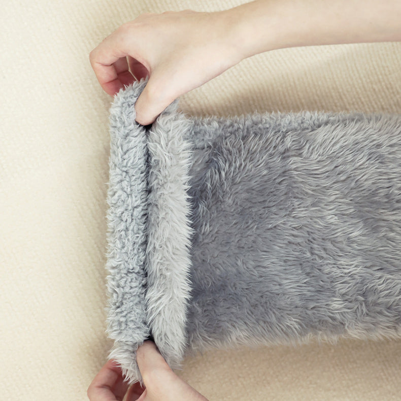 Pluche Kniesokken Polyester Antislip voor Winter Warmte Binnen Huis Ontspanning Thuiswerk Comfort Dames | Sansoti