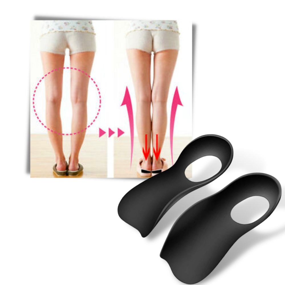 Ergonomische Inlegzolen voor Platvoeten TPR met Gewelfsteun en Hielzone | Sansoti