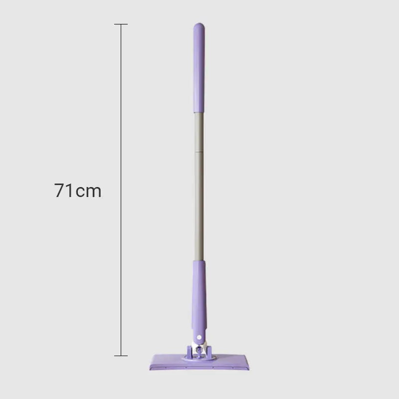 Dweil Vochtige Doekjes 71cm Kunststof Metaal Lila Vloer Keuken Snel Reinigen Zonder Emmer Vloerreiniger Handsfree Schoonmaak | Sansoti