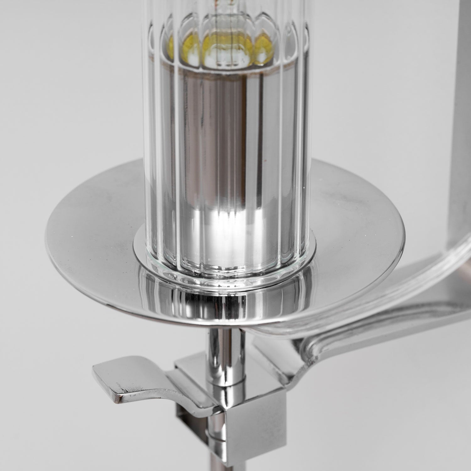 Klassieke Messing Wandlamp met Geribbeld Glas – 1940s Franse Stijl Cilinderlamp voor Gang Woonkamer Slaapkamer – E26 E27 Fitting – Enkel en Dubbel Lichtpunt | Sansoti