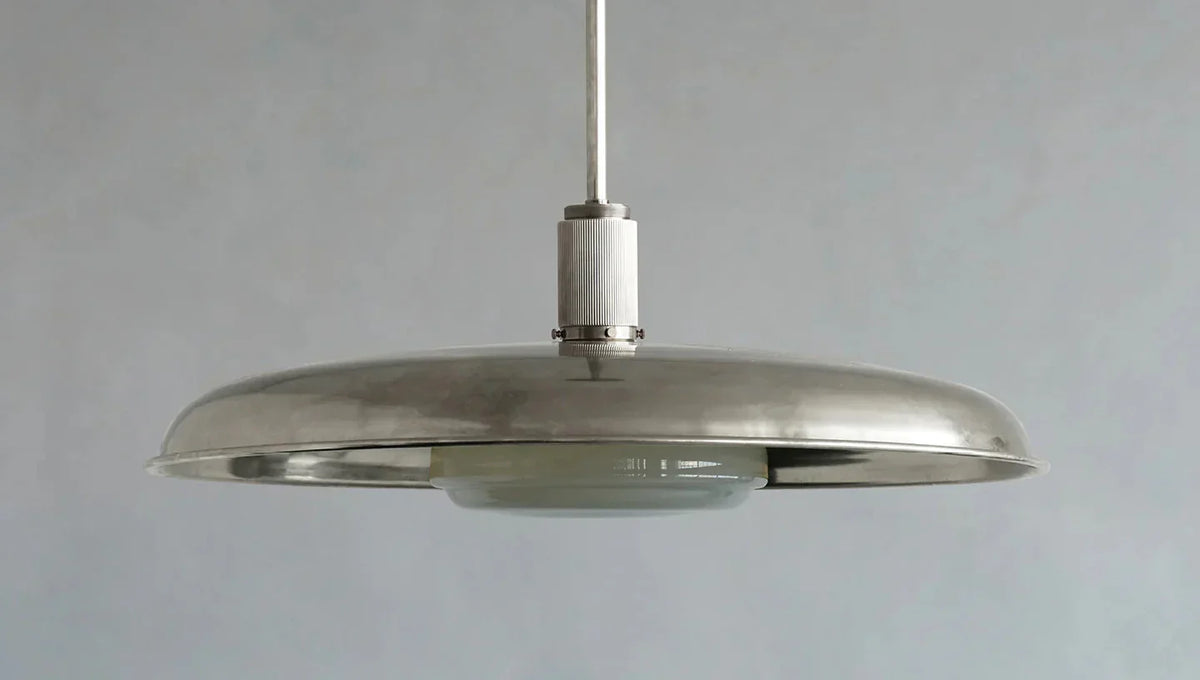 Suspension lustre en verre et métal, dimmable, blanc chaud, salle à manger, salon, design vintage, éclairage d’ambiance | Sansoti