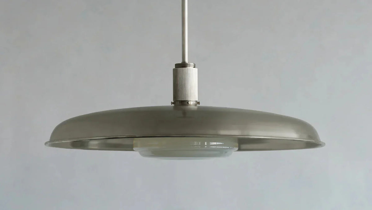 Suspension lustre en verre et métal, dimmable, blanc chaud, salle à manger, salon, design vintage, éclairage d’ambiance | Sansoti