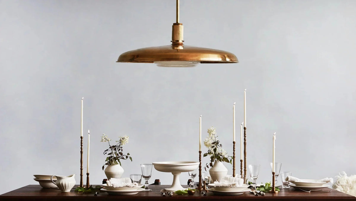 Suspension lustre en verre et métal, dimmable, blanc chaud, salle à manger, salon, design vintage, éclairage d’ambiance | Sansoti