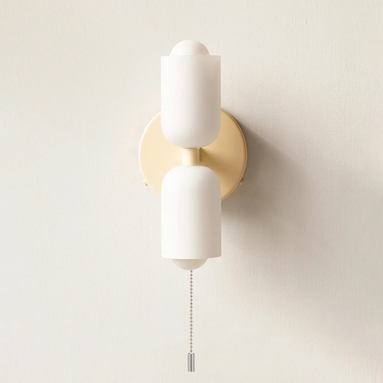 Wandlampe Doppelt Retro Französisches Glas E14 Gold Schlafzimmer Flur Badezimmer Wohnzimmer Vintage | Restfield