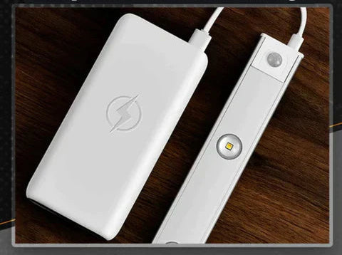 Draadloze LED-lamp met Bewegingssensor Oplaadbaar USB-C Dimbaar 3 Lichtkleuren Magnetische Installatie voor Gang Kast Slaapkamer Keuken tot 2 Maanden Gebruik | Sansoti