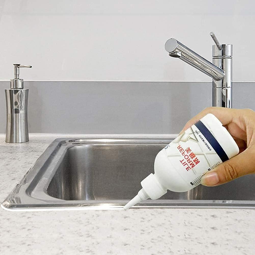 Voegreparatiestift Wit 250ml Waterdicht Schimmelwerend voor Tegels Badkamer Keuken | Sansoti